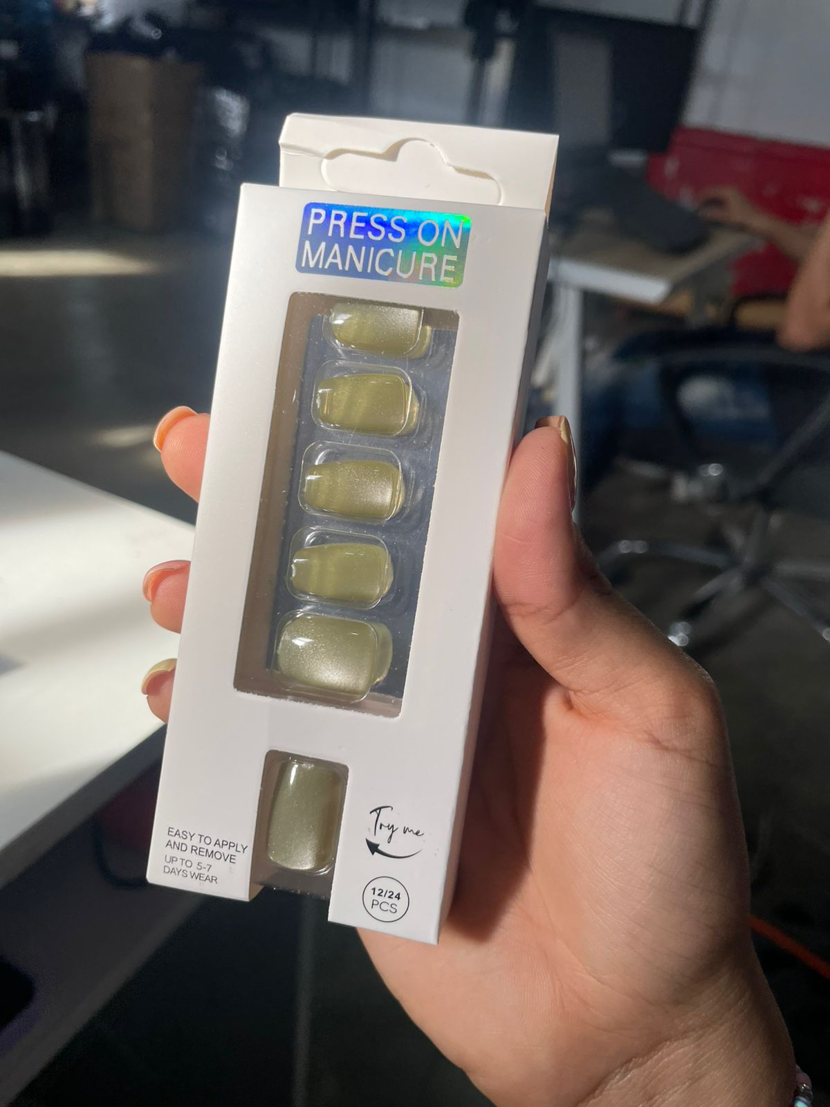 UÑAS POSTIZAS UNICOLOR 7801